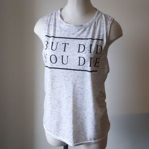 Workout muscle tank M